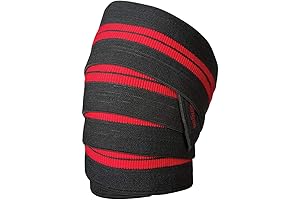 Harbinger Red Line 78-Inch Knee Wraps for Squats