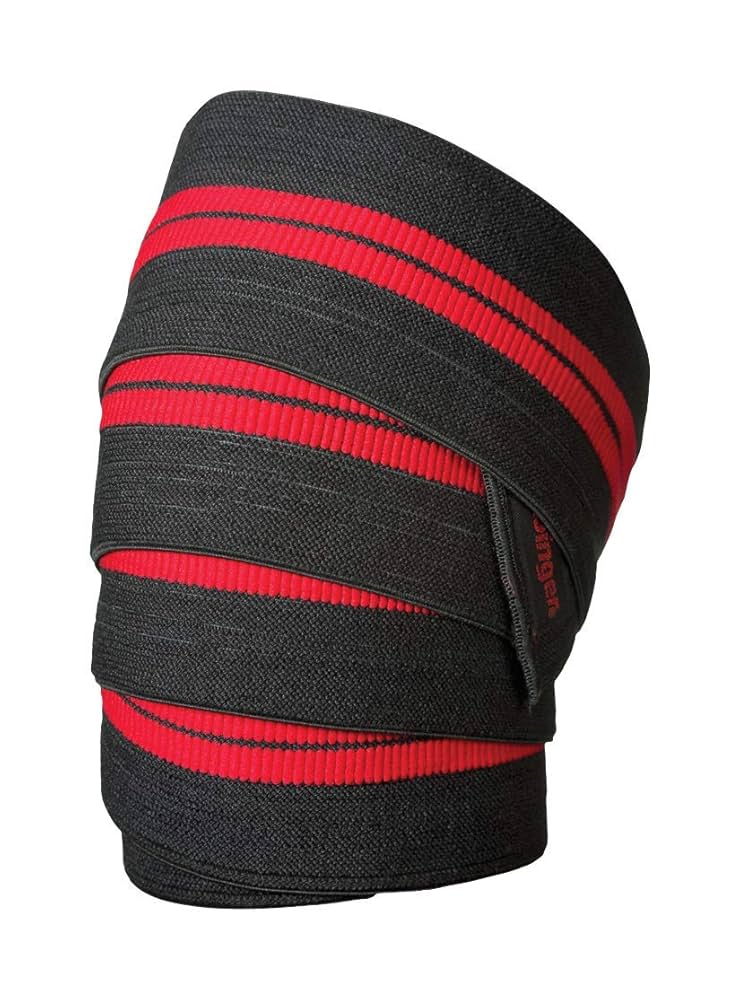 ウエイトトレーニング Gasp Knee wraps, Black/red Knee wraps - GASP