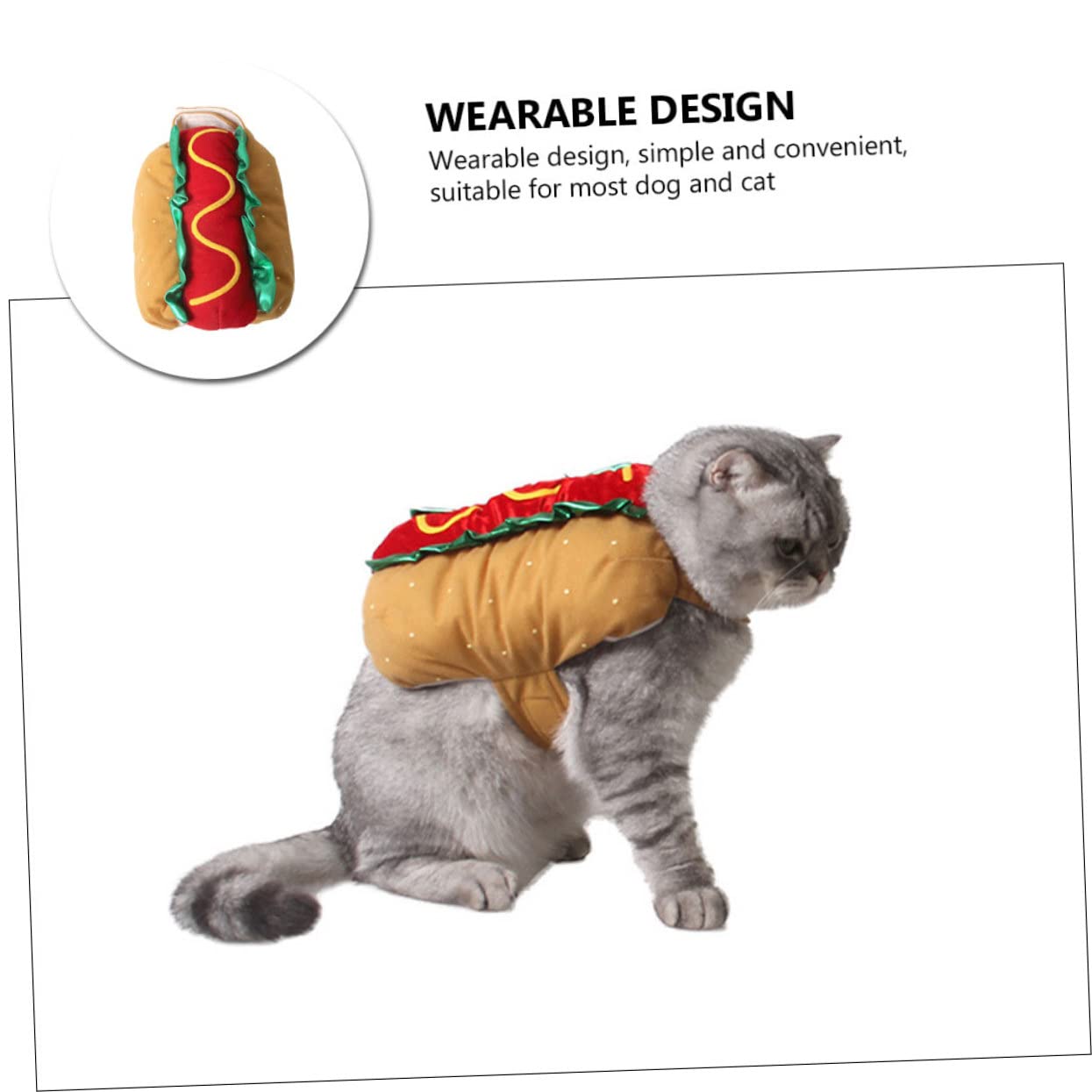 BESPORTBLE Ropa de Abrigo para Mascotas Disfraz Navideño para Mascota Disfraz Creativo para Perro o Gato Ropa Navideña para Perro o Gato Atuendo de Ocio Accesorio de Fotografía Fiesta