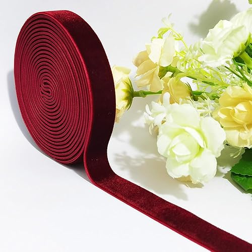 Miniatura 85 de Cinta de terciopelo para decoración, manualidades, bricolaje y caja de regalo, para bodas, Navidad y el Día de San Valentín