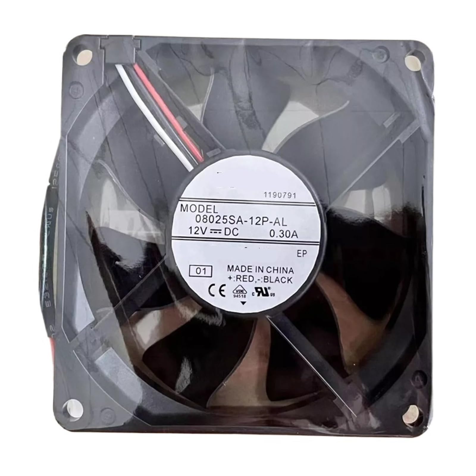 QNEZIQTMH 08025SA-12P-AL DC12V 0.30A 80 * 25MM 3wire 8025 Cooling Fan