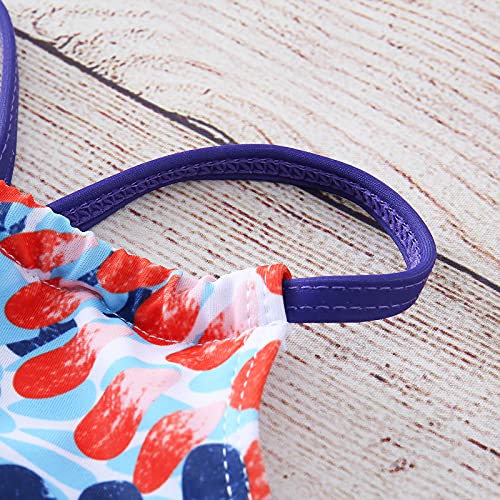 Betadog Girls' Tankini 2-Piece Swimsuit Outfits Summer Beach Sport Swimwear Summer Bathing Suit Kids (Sky Blue, 8 Years)4