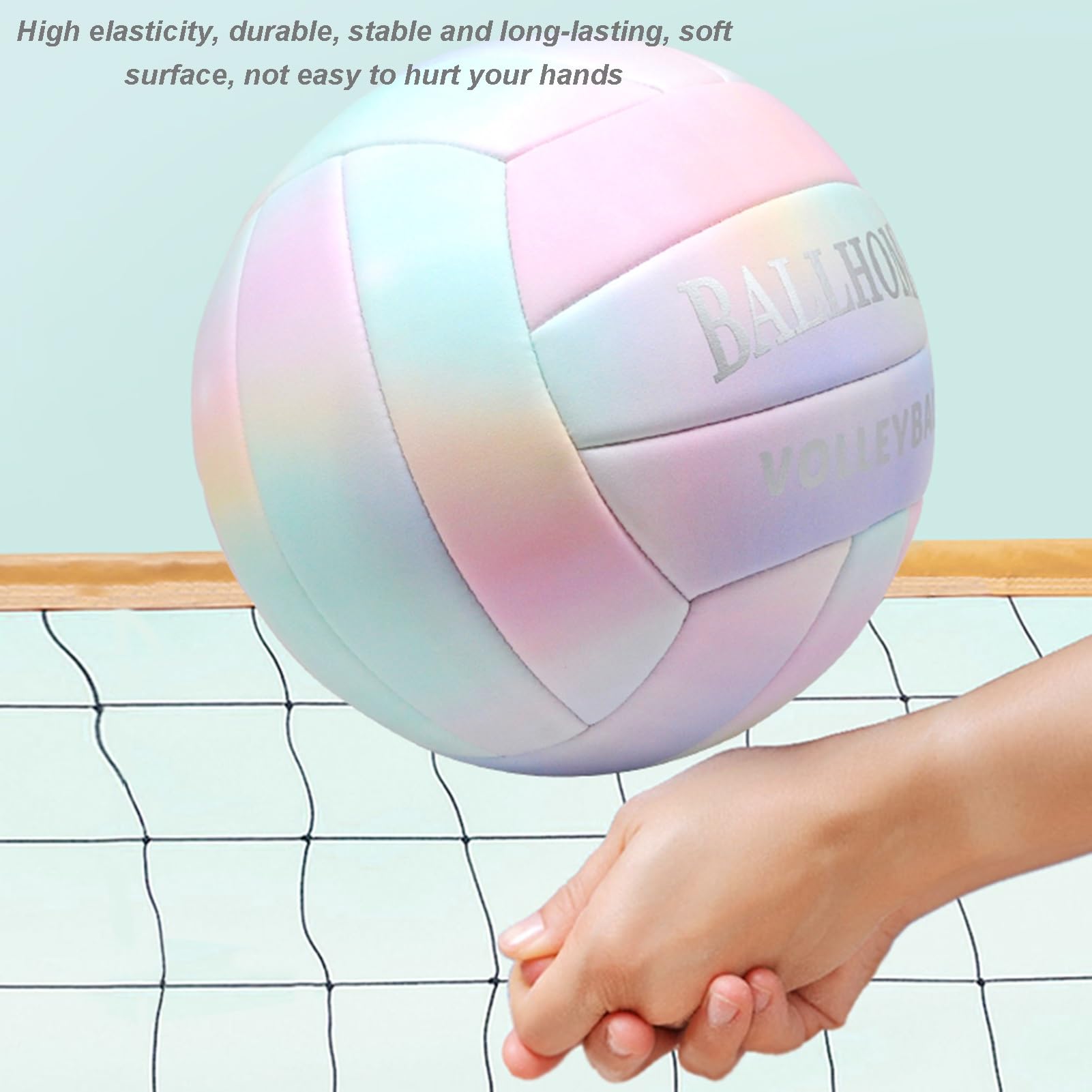 Personalizado Oficial Talla 5 Voleibol con Nombre/Texto, Pelota De Sóftbol Personalizada para Interior Y Exterior, Regalos Personalizados para Hija Amiga Jugadora Hijo Novio(B)