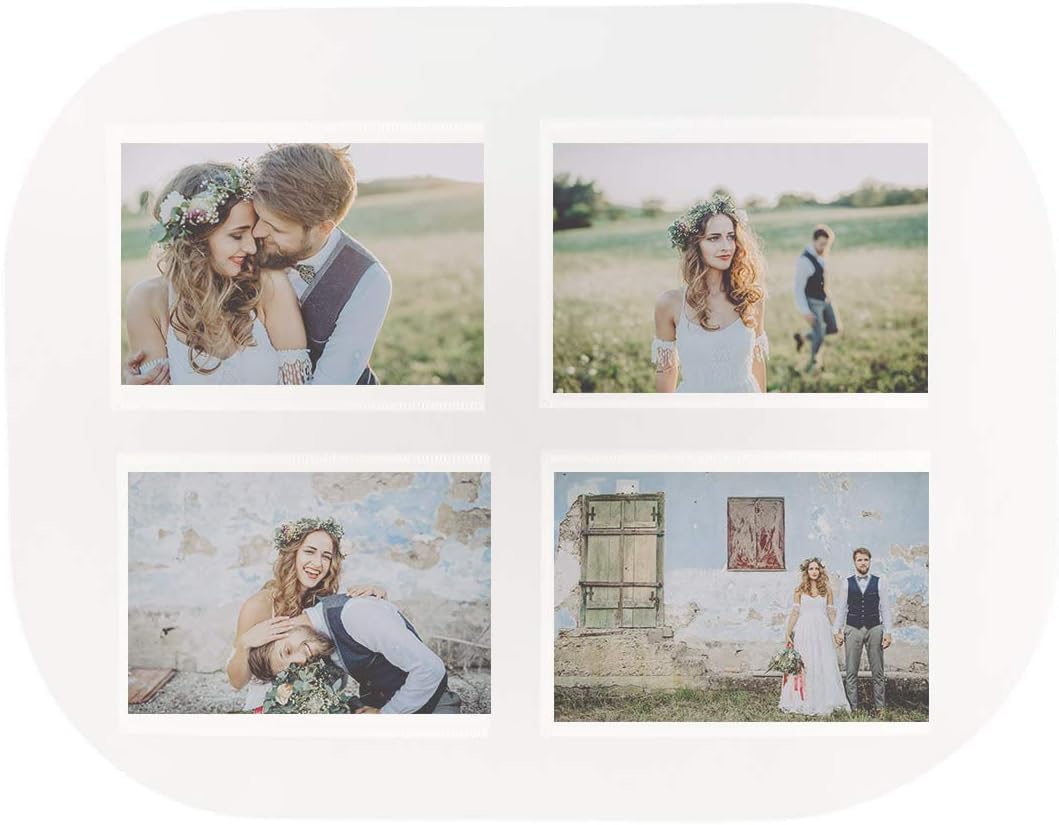 Trendfinding Transparent Trendfinding® - 6 X Placemat For 4 Photos To Design Yourself Placemat Place Mat Photo Format 10X15 Cm