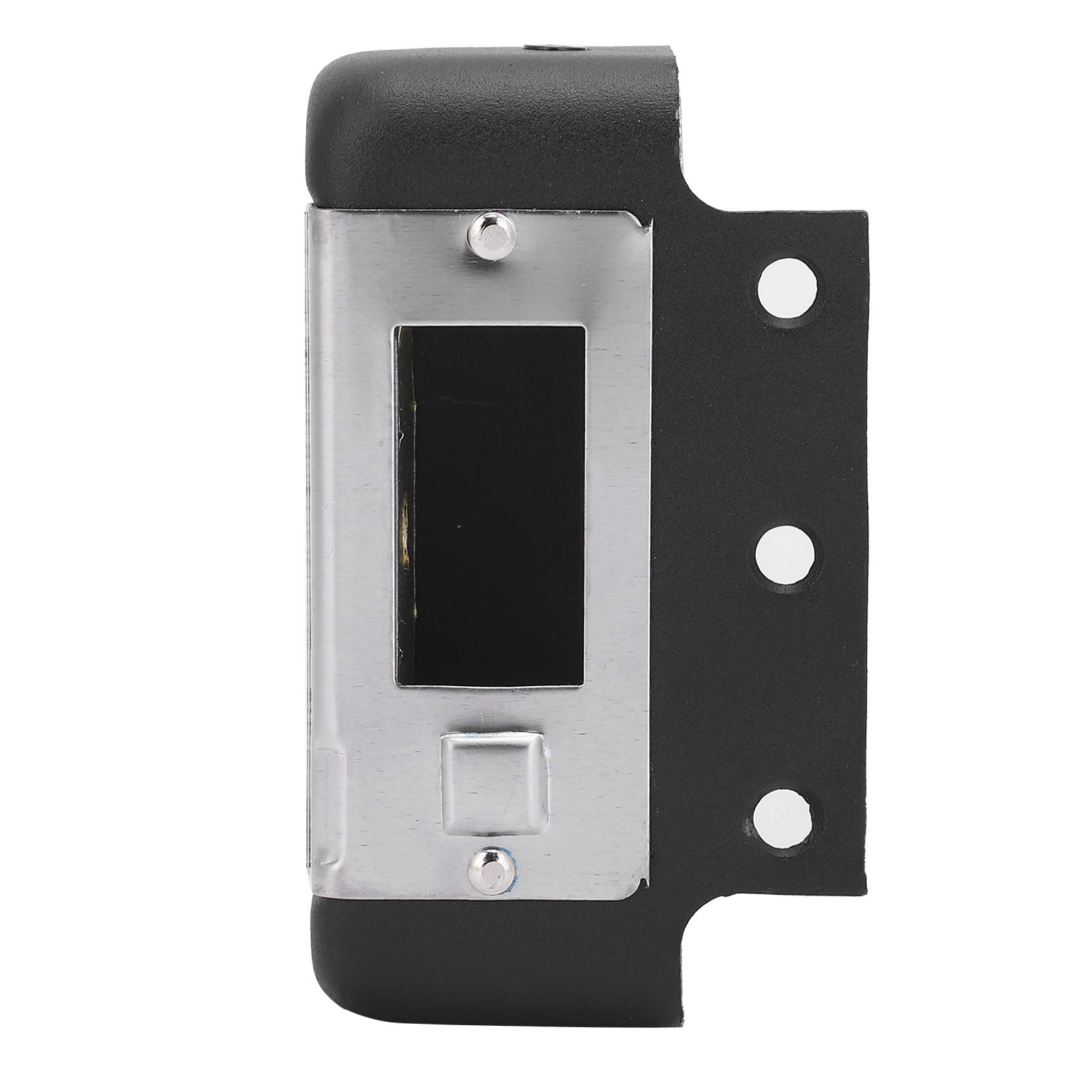 de Cerradura de Puerta Eléctrica DC12V - Control de Acceso Robusto para Apertura Derecha - Construcción Duradera de Hierro Negro Ideal para Hogares, Escuelas y Fábricas
