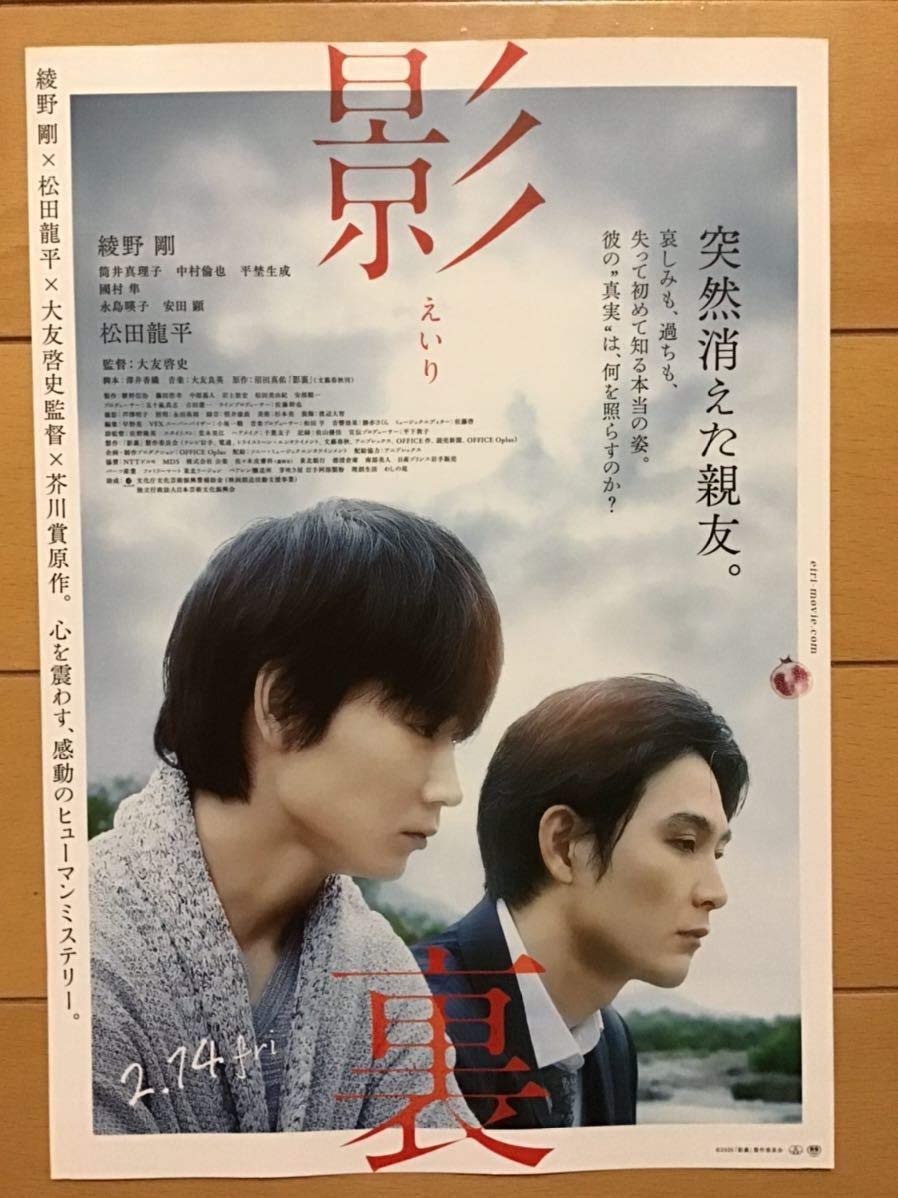 Amazon.co.jp: 映画 影裏えいり B5チラシ 綾野剛 松田龍平 主演 : おもちゃ