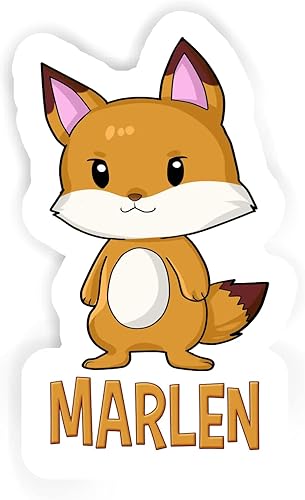 Marlen Fox Sticker (2pcs 5.5 inch, 4pcs 2.5 inch, 6pcs 1.8 inch)