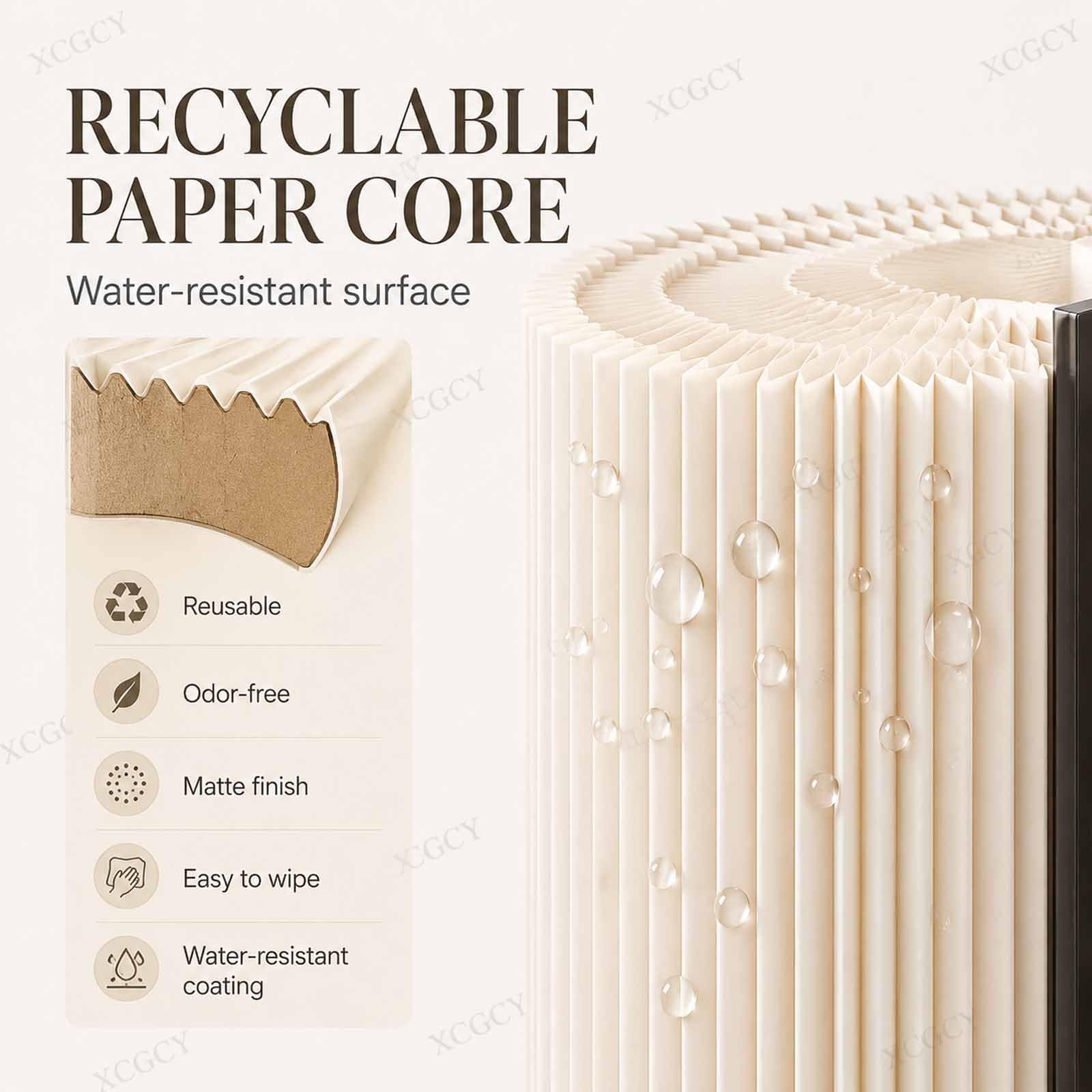 Banco Cassa Curvo E Portatile, Bancone Reception Pieghevole per Esposizioni, Reception con 2 Ripiani in Acrilico, Bancone Cassa Compatto per Boutique, Salone, Spa E Hall White