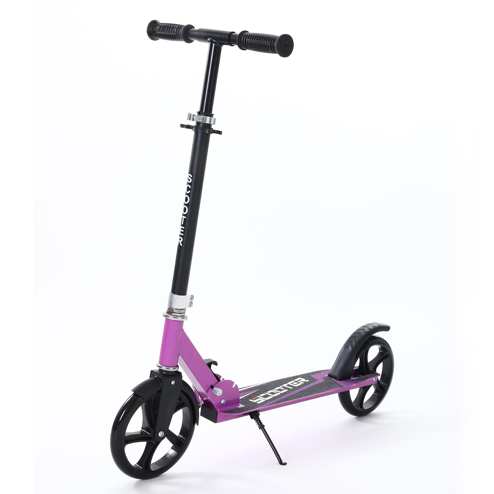 BeauentyKick Scooter for Kids, Teens, Adult Riders Up to 100KG, 2-Wheel Scooter Foldable to Carry