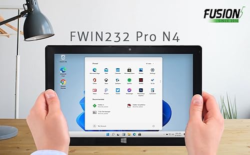 Miniatura 6 de Fusion5 Windows 11 FWIN232 PRO N4120 Intel Quad-Core Ultra Slim Windows Tablet PC - 6 GB de RAM 128 GB de almacenamiento pantalla FHD 1920 x 1200