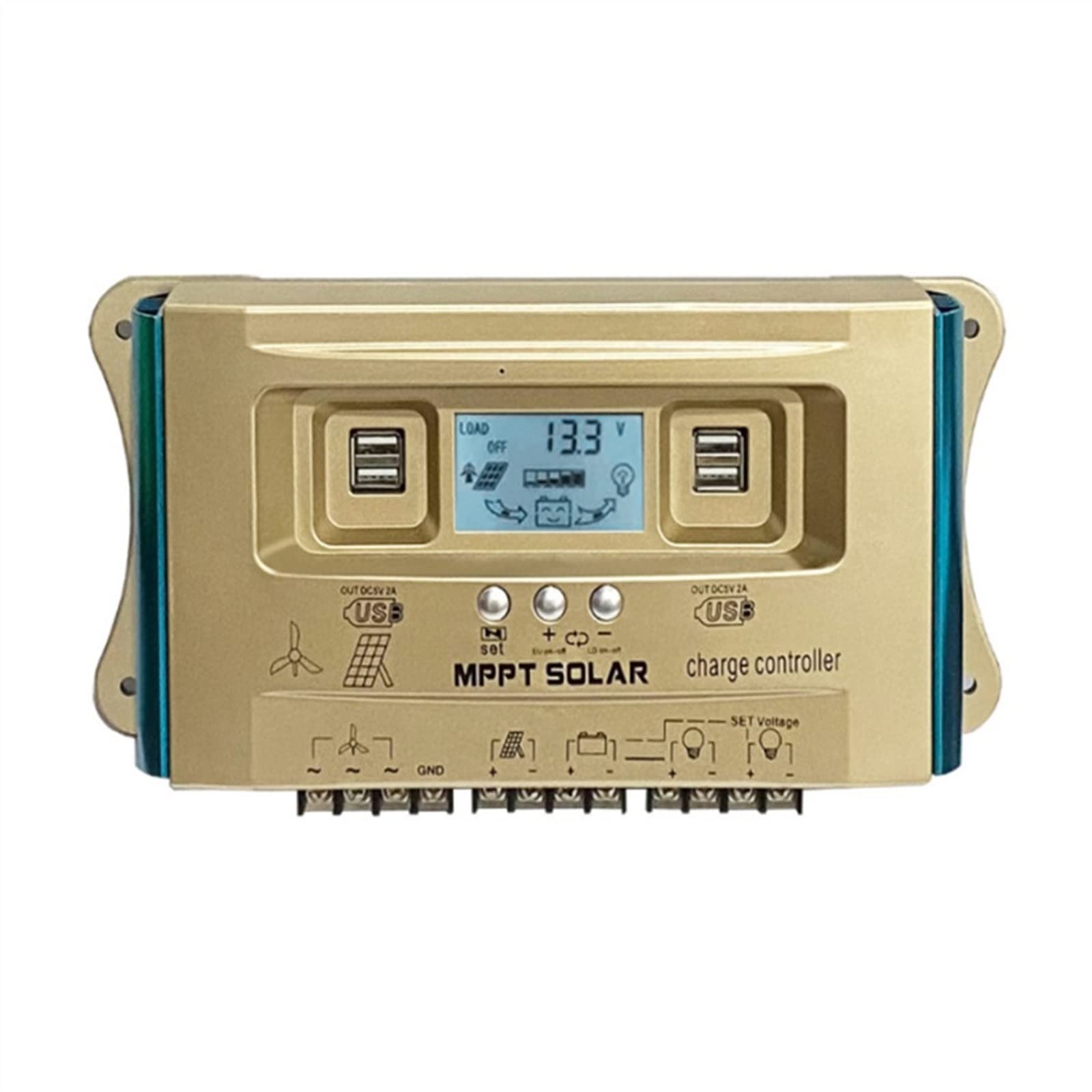 12V24V36V48V60V Kontroler Słoneczny Energii Wiatrowej 30A60A Uzupełniający Kontroler Lampy Ulicznej Wiatrowej I Słonecznej(100A)