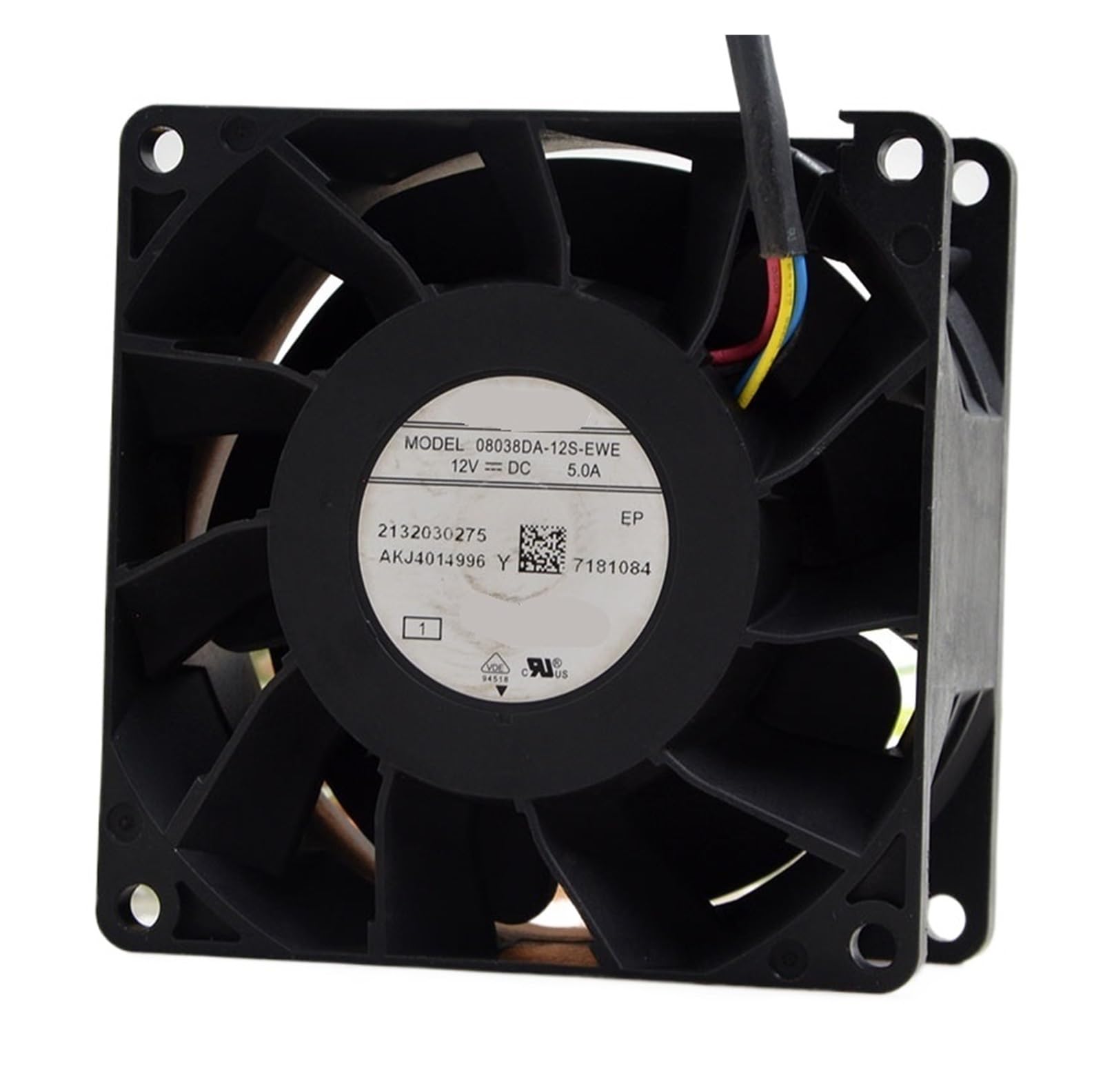 RTYGHBSWU 08038DA-12S-EWE 12V 5.0A 8038 80x80x38mm COOLING FAN