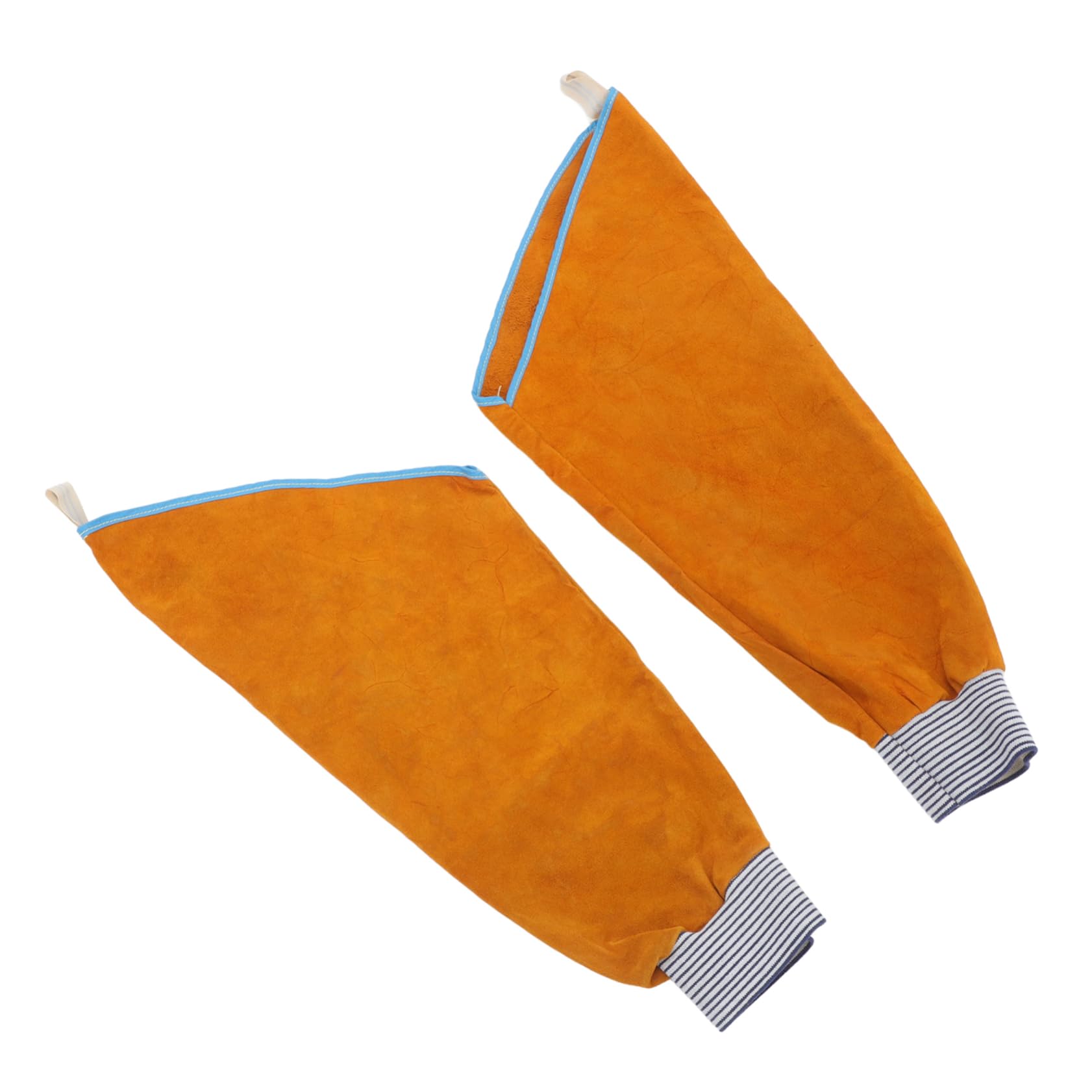 LIFKICH for Welding Men's Leather Welding Sleeves Heat Resistant Arm Protective Sleeves Spark Proof Random