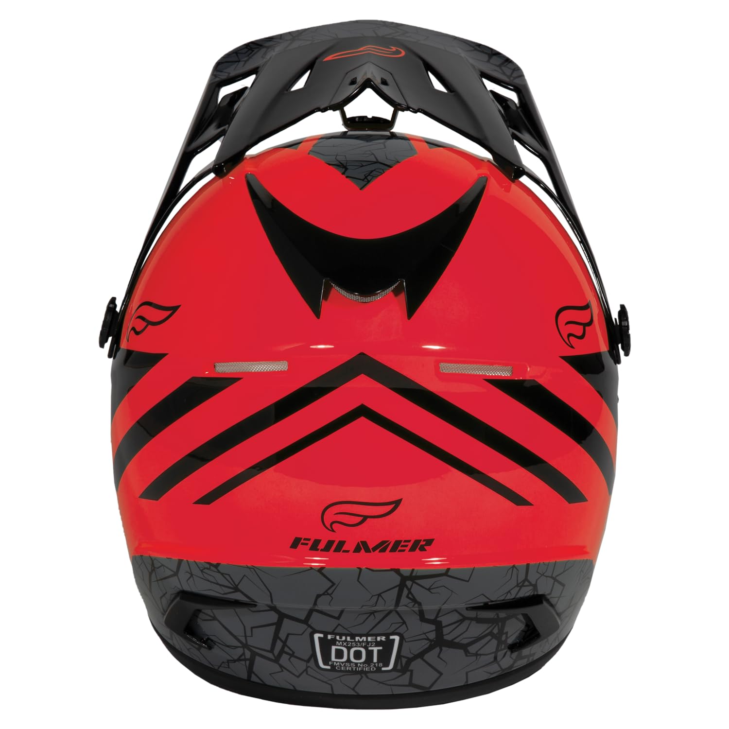 FULMER 253 FJ2 Quake Youth Off Road Helmet (Red
