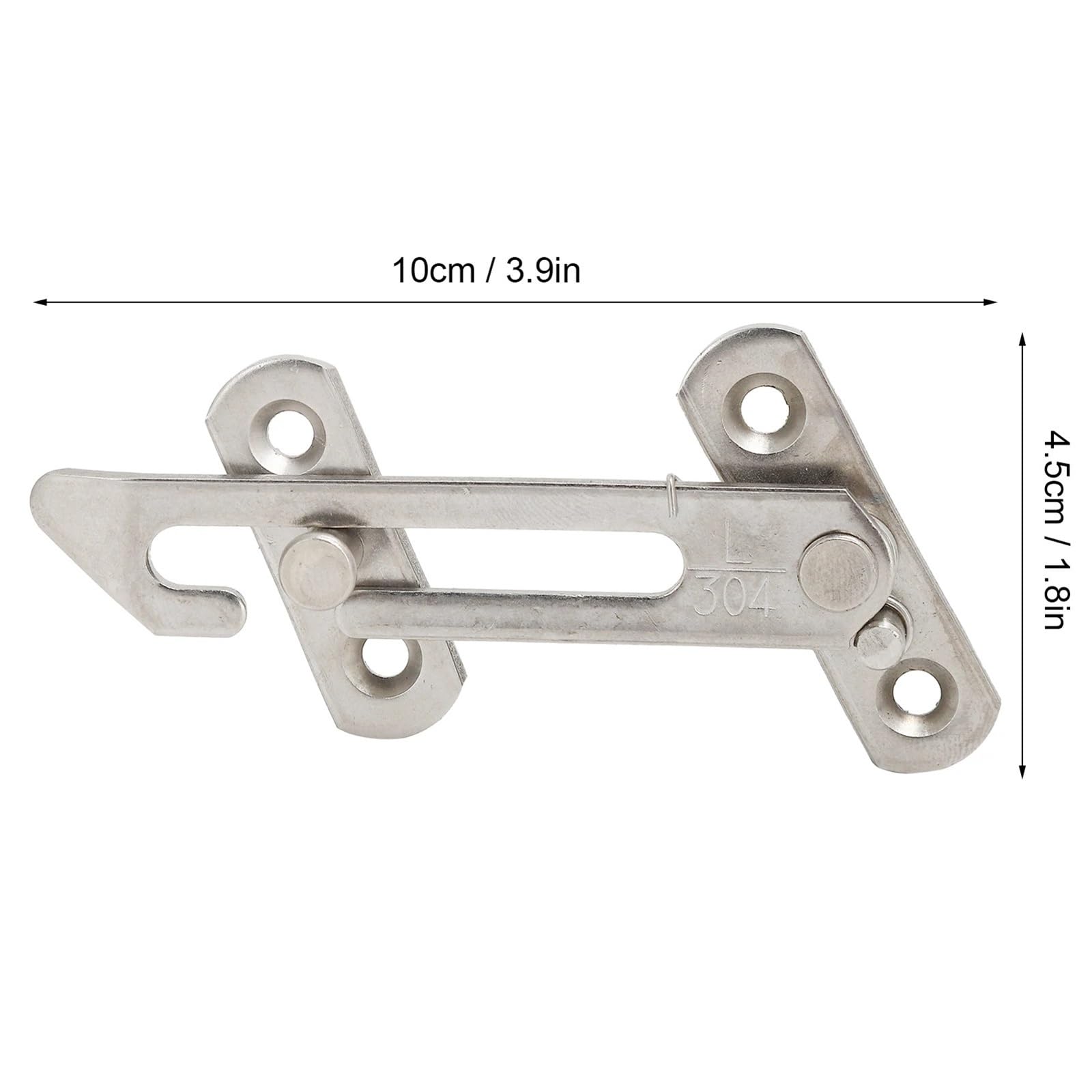 6 uds limitador de ventana acero inoxidable tapón abatible corredera bloqueo seguridad for niños accesorios captura para Ventanas