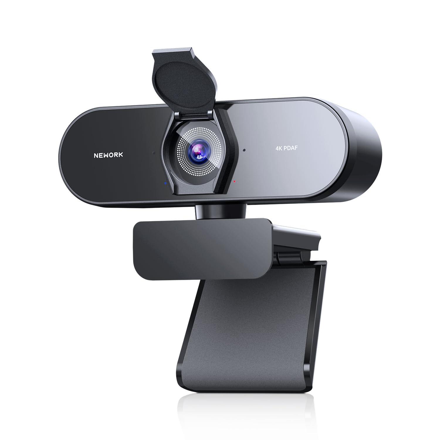 NEWORK 4K Webcam with Sony Sensor, PDAF Autofocus, 1080P@60FPS, 2 Noise Reduction Mics, Auto Light Correction, USB Plug&Play, Privacy Cover, 79°FOV, Streaming Camera for PC, Mac, Laptop, Video Calls