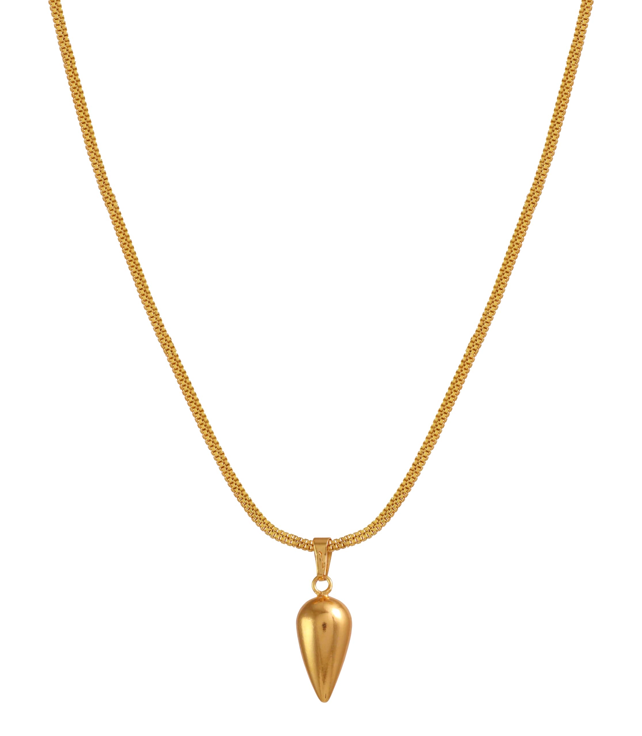 One Gram Dollar Pendant Chain for Men and Boys Birthday Gift Anniversary Gift for Husband (18 inch)(DC-1167)-image-24