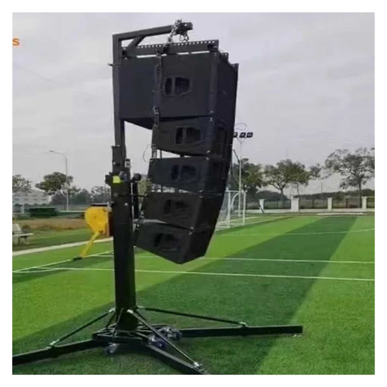 Amplificador De Potencia Iluminación Escenario Line Array Soporte Altavoz Trípode Soportes Manivela Alta Resistencia Luz Truss(2-5m)
