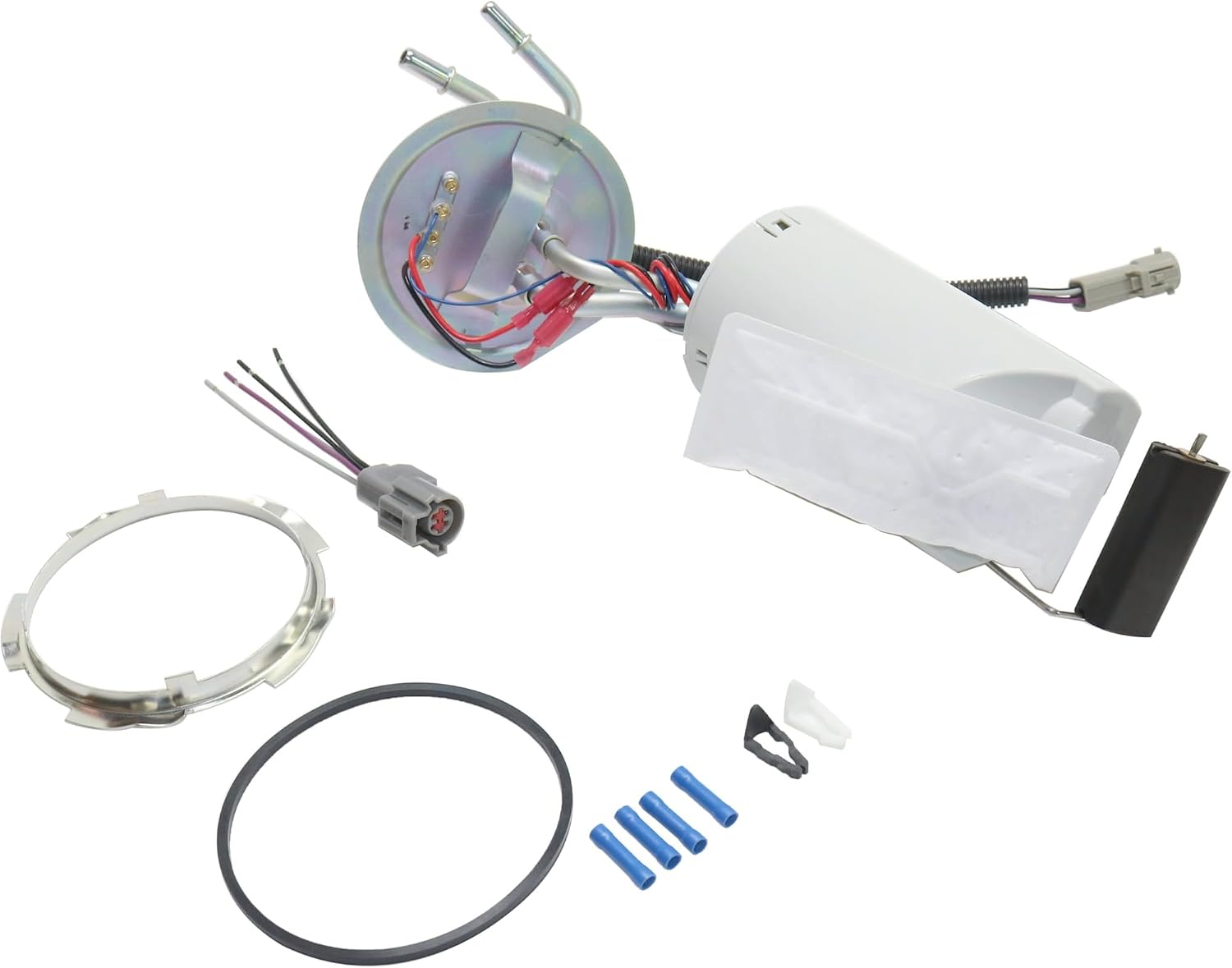 JC Whitney Fuel Tank KIT Compatible with Ford F-250 1990-1996, F-250 HD 1997, F-150, F-350 1990-1997 18 gallons / 68 liters, BI-FUEL, GAS