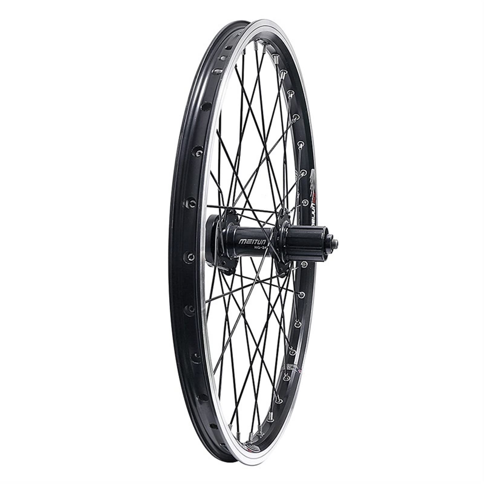 Ruedas de Bicicleta de montaña de 20 Pulgadas, Cierres rápidos para Frenos de Disco/V, 32 Agujeros, Cassettes de 7/8/9/10 velocidades.