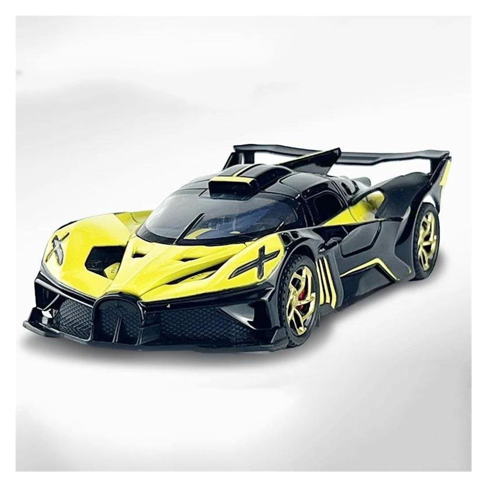 Mocalux Yellow Scale Die-Cast Model Car For Bugatti For Bolide Diecast Model Car
