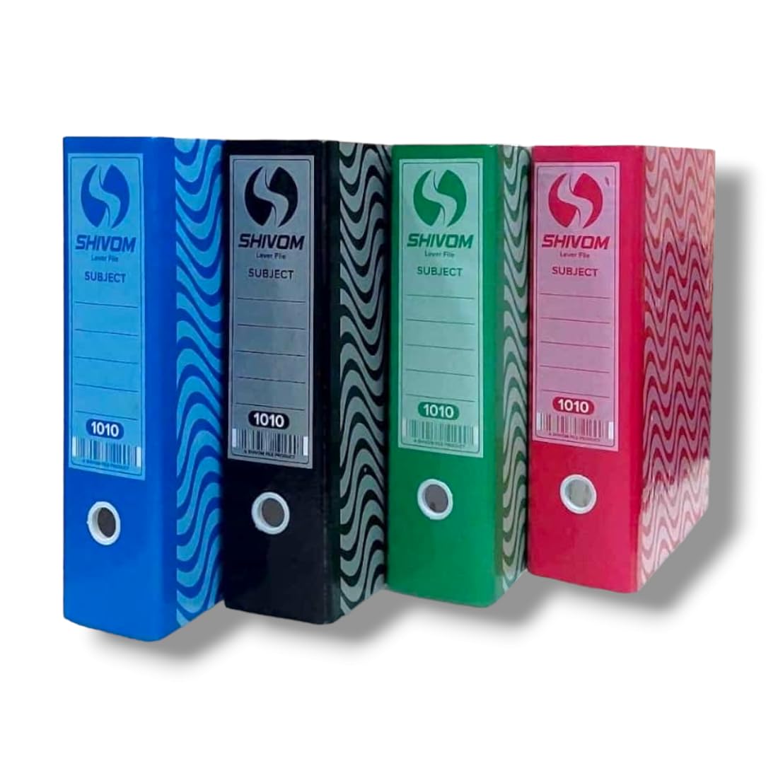 SHIVOM Cardboard Lamination Office Lever Arch Box Files 1010 Best for A4, Legal, Letter Size, Office Document, Certificates, Assignment, Office, School and College (12)