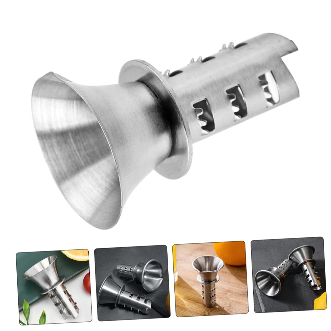 Cabilock Exprimidor De Limón De 10 Piezas Exprimidor De Cítricos Exprimidor De Acero Inoxidable Exprimidor De Frutas Manual Exprimidor De Frutas Para El Hogar Exprimidor De Frutas Creativo