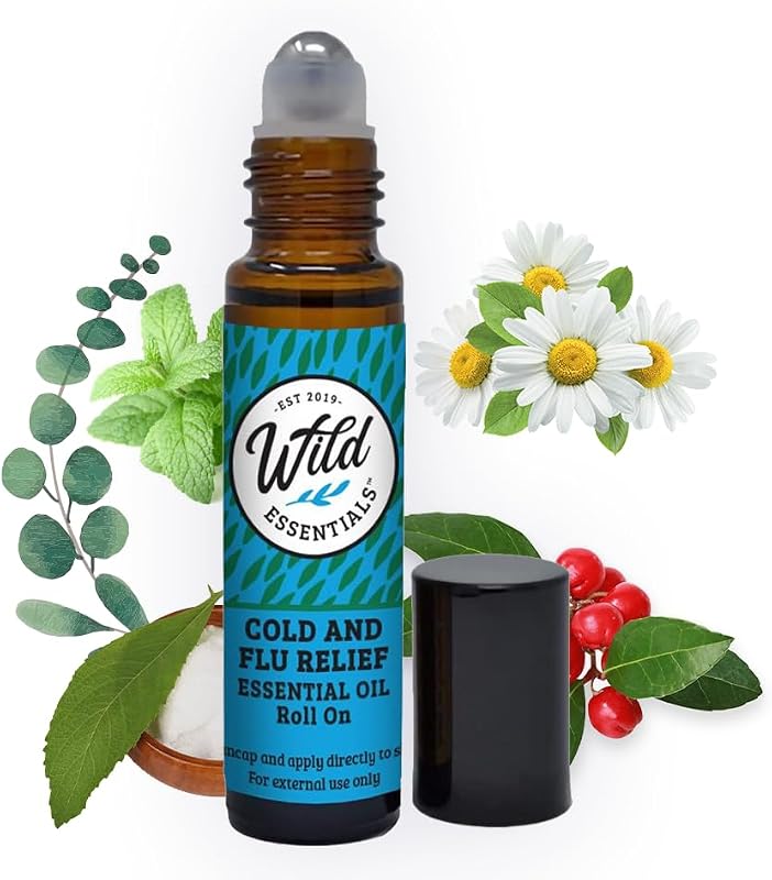 Óleo essencial em roll-on mEssentials Wild Essentials com óleo de jojoba, 10 mL