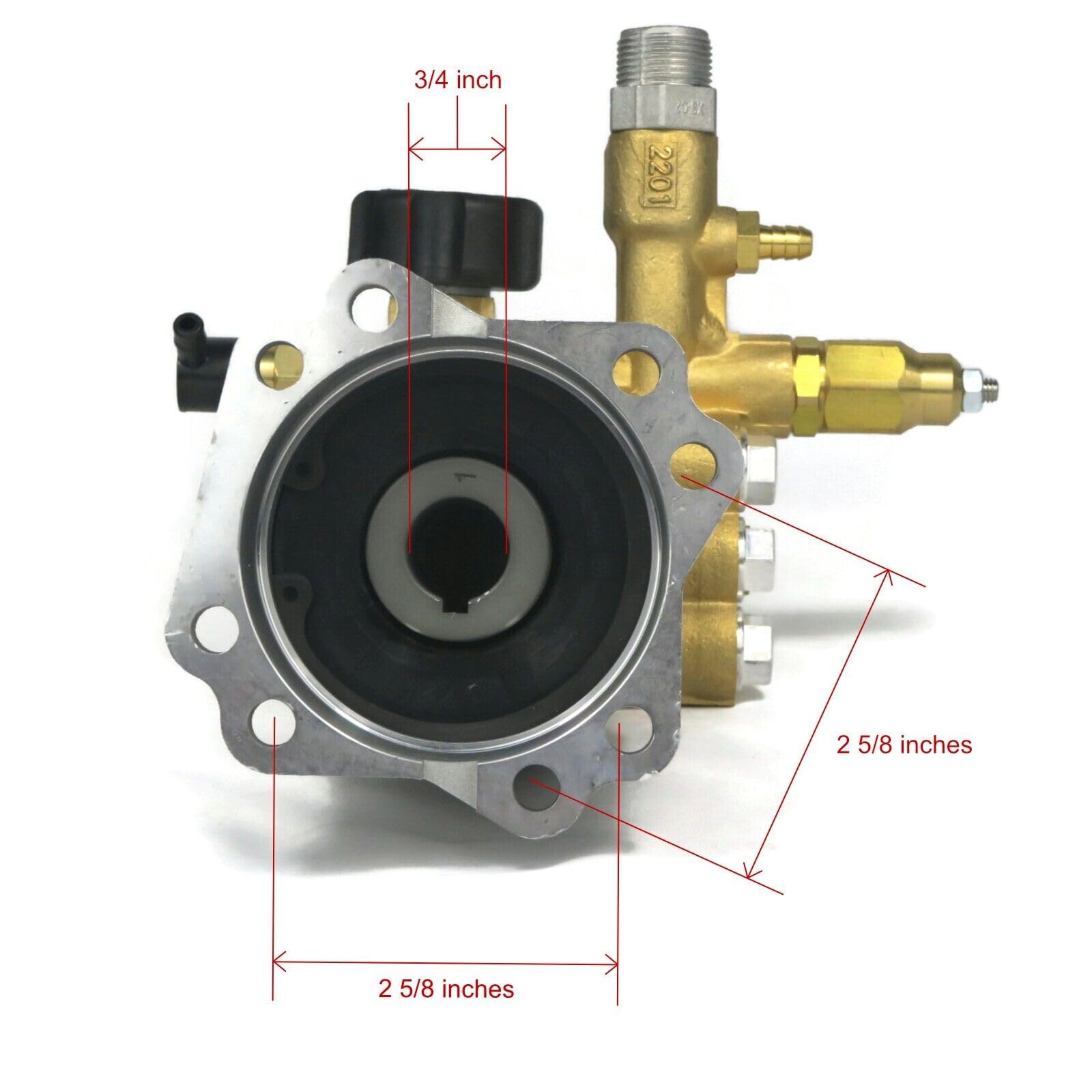 Genuine OEM Annovi Reverberi 3000 PSI Pump for Pressure Washer fits Briggs & Stratton CDX2532