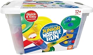 MindWare Junior Marble Run — Simple, Fun MindWare Marble Run Building Set for Kids Age 12 Months and Up