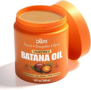 OLLM Raw Batana Oil for Hair Growth - 5oz Repair Damaged Hair Organic Formula from Honduras for Latina Women With Curly Hair Ages 25-35 - Wash Day Routine At-Home Salon Use