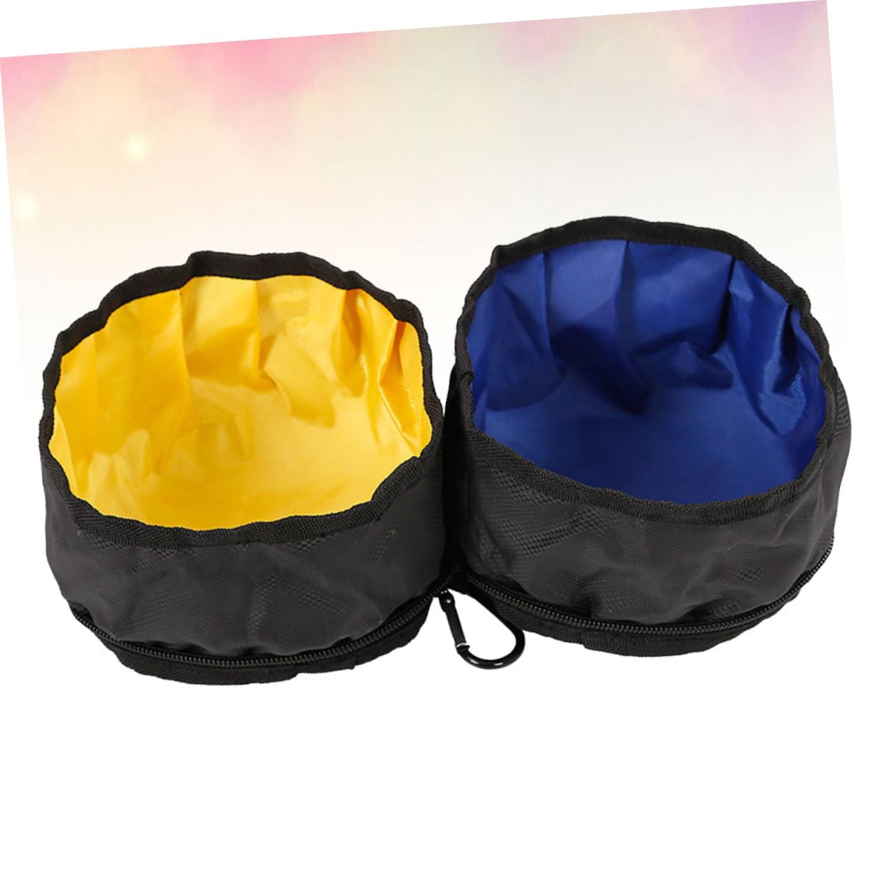 Didiseaon Ensemble De 3 Gamelles Portables pour Animaux De Compagnie avec Mousqueton pour Activités De Plein Air