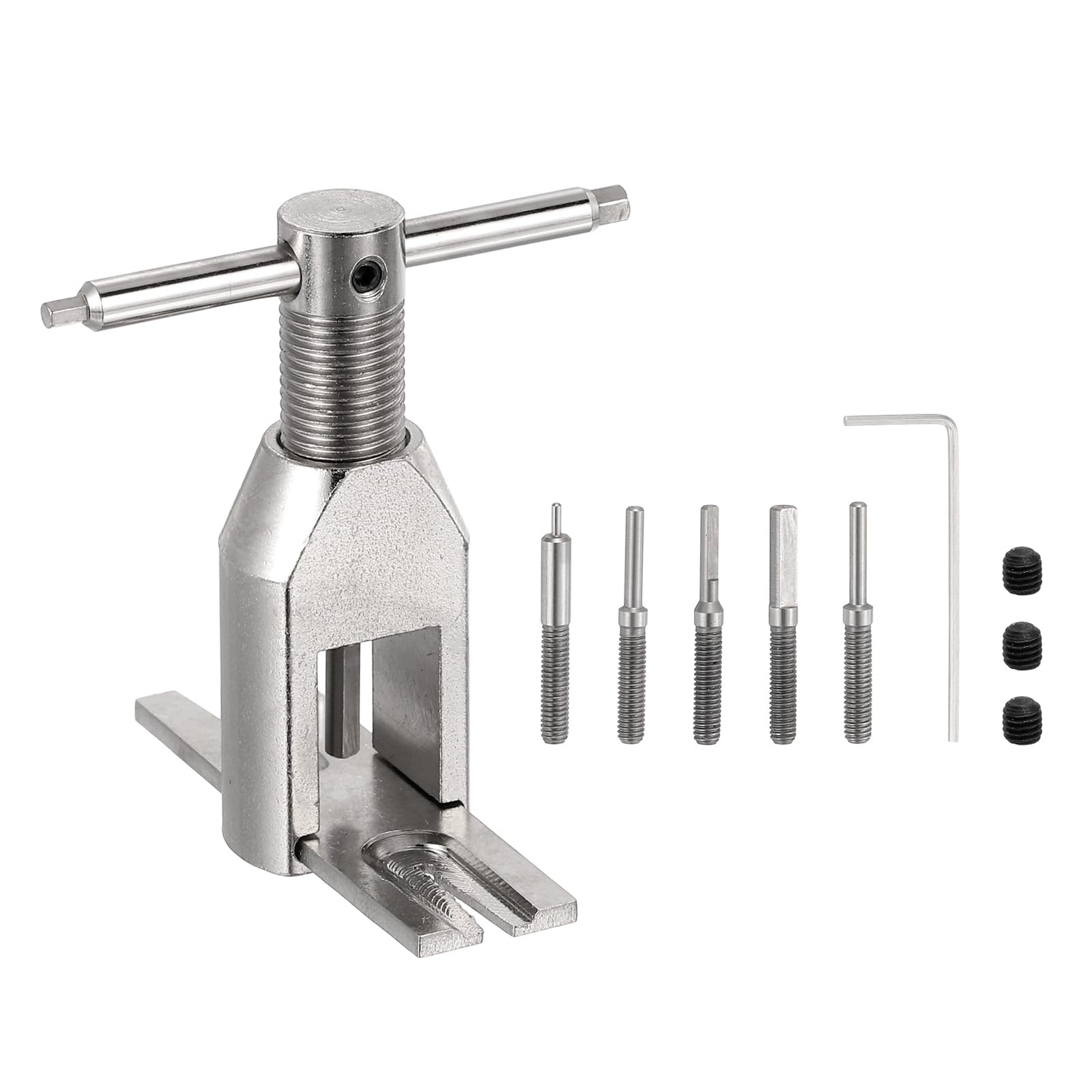 sourcing map Motor Pinion Remove Gear Puller Tool Set, RC Model Metal Motor Gear Puller for RC Drones Helicopters Small Hobby Motor Pinion Parts