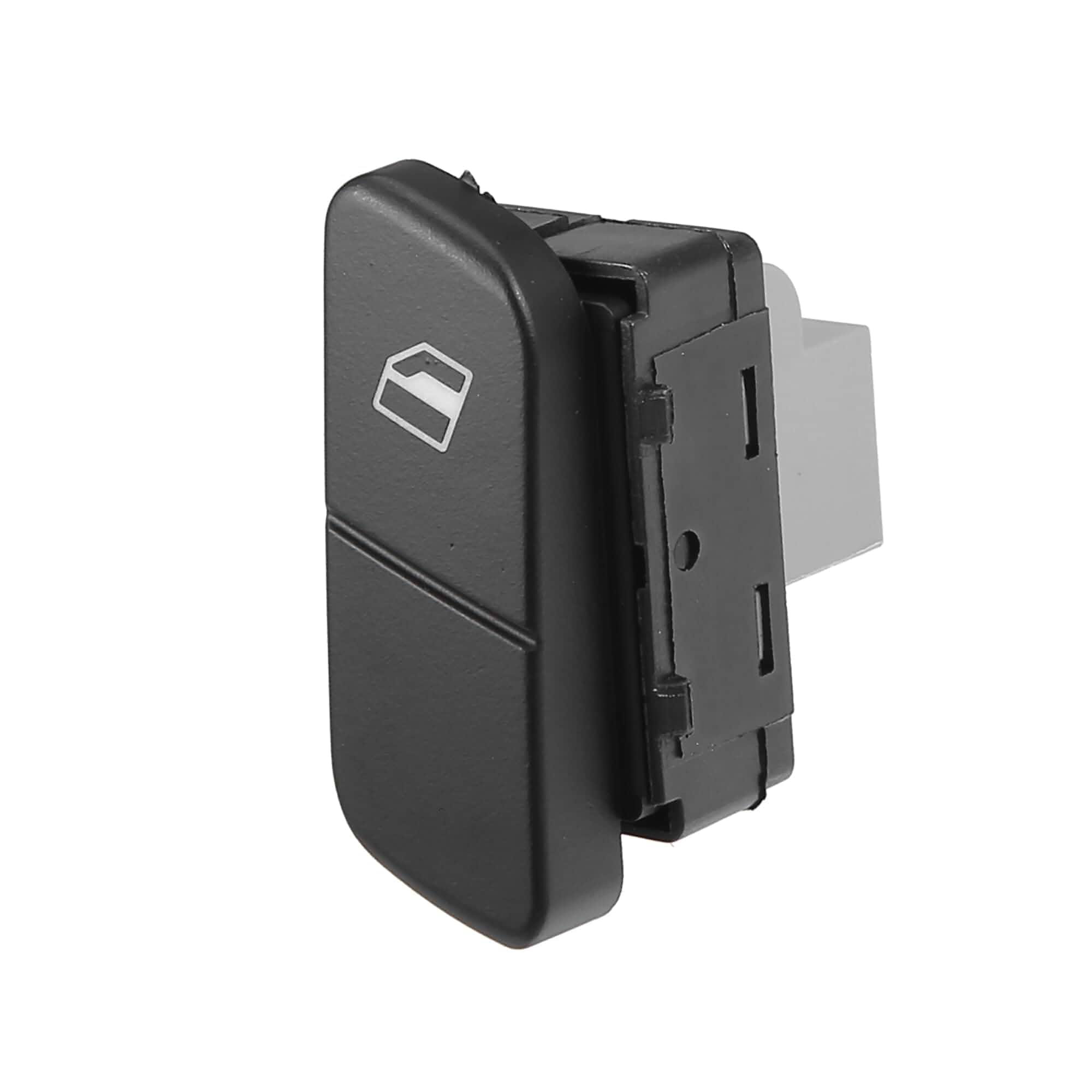 Car Window Control Switch Compatible for Volkswagen Polo 9N Hatchback 2001-2009, Durable Plastic Black Front Rear