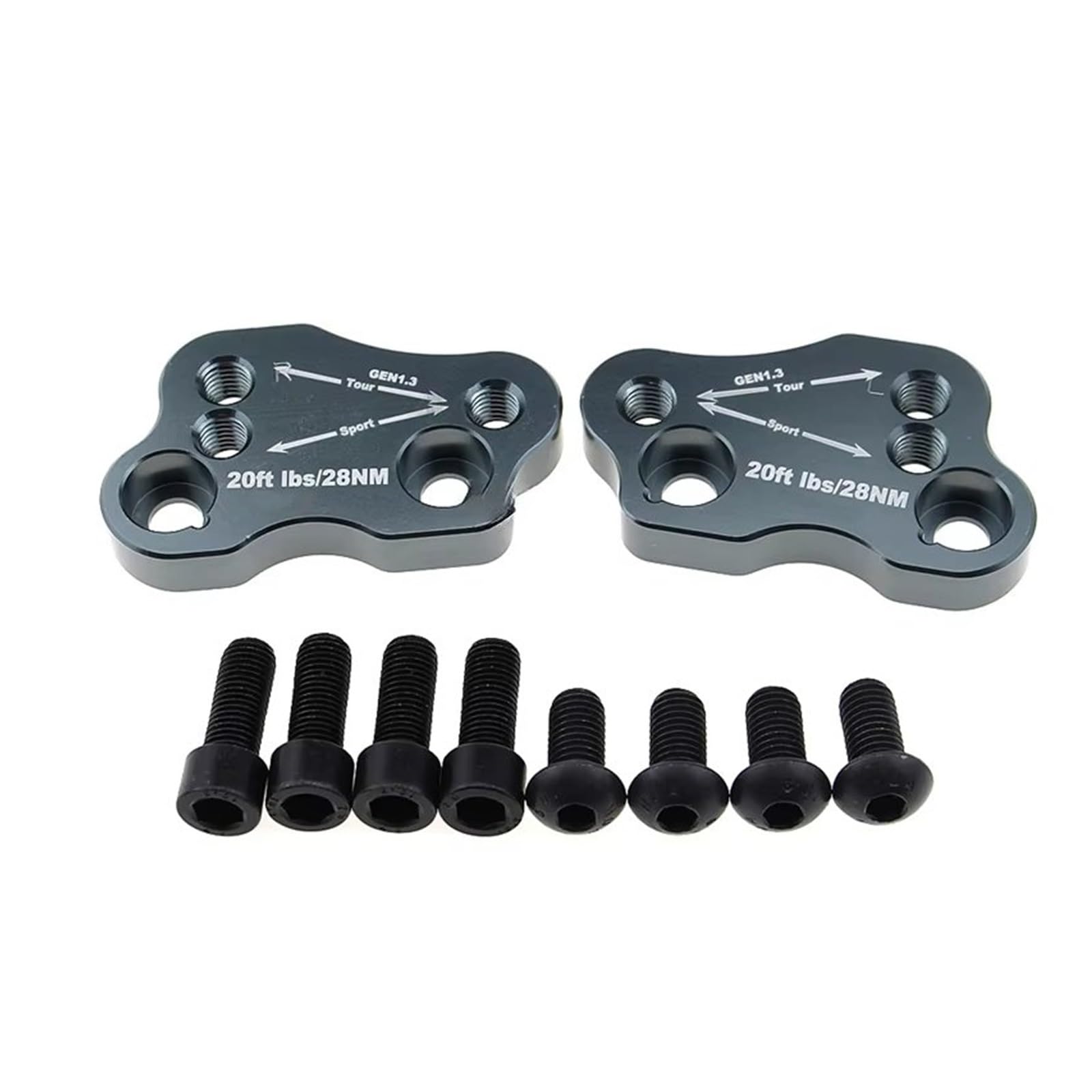 Rbevcrr 1 Handlebar Risers Clamp For Gold For Wing For Gl1800 8-20 Motorcycle Handlebar Base Height Block Lifter - Motorcycle Accessories(1)