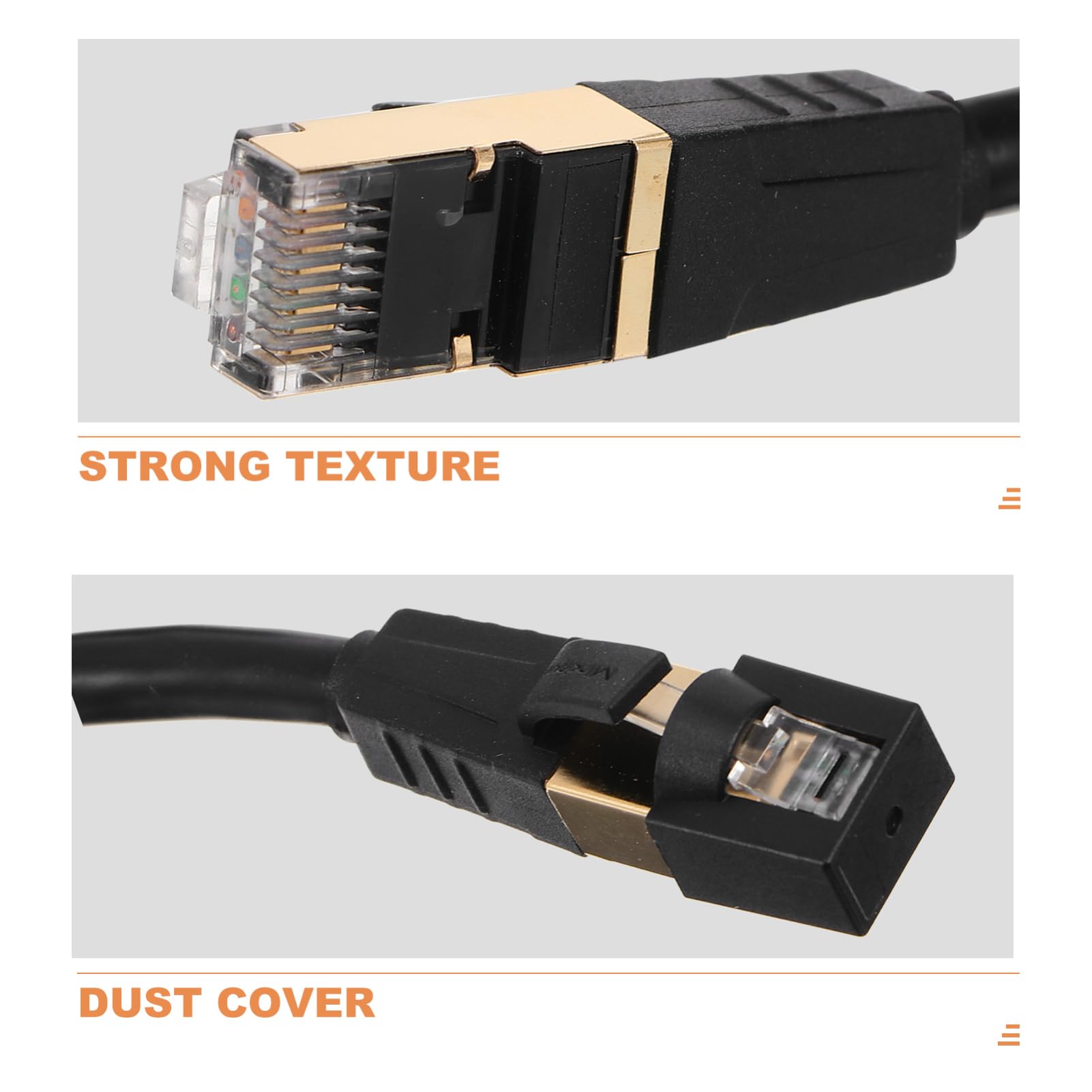 LIFKICH Patch Cable 7 High Speed Internet Cable 10gbps 600mhz for Computers Tvs Networking