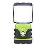 Lepro 1500LM Battery Powered LED Camping Lantern, Waterproof Tent Light with 4 Light Modes, Camping Essentials, Portable Lantern Flashlight for Camping, Emergency Light, Power Outage, Not Rechargeable