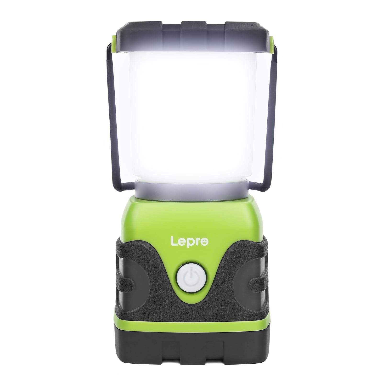 LE 1500LM Battery Powered LED Camping Lantern, Waterproof Tent Light with 4 Light Modes, Camping Essentials, Portable Lantern Flashlight for Camping, Emergency Light, Power Outages, Not Rechargeable