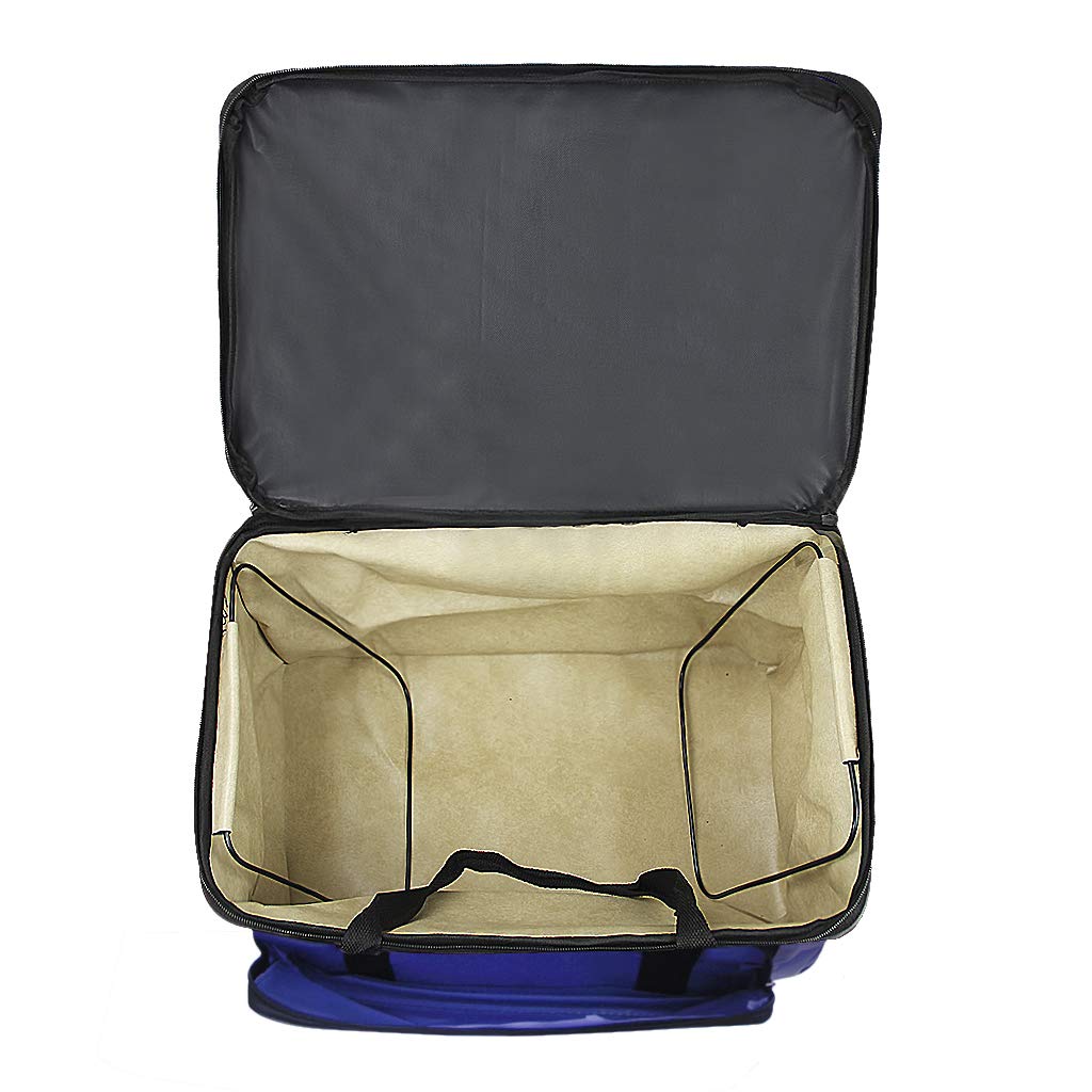 Draper Borsa porta attrezzi resistente, organizer per attrezzi, kit di strumenti aperti, nylon rigido, manico tubolare in acciaio, tracolla regolabile, 85751