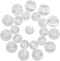 Vista 10 de ButtonMode Botones de bata de laboratorio (se adapta a AllHeart, Dickies, higos, manos curativas, Landau Labcoats) con 2 agujeros, juego de 22