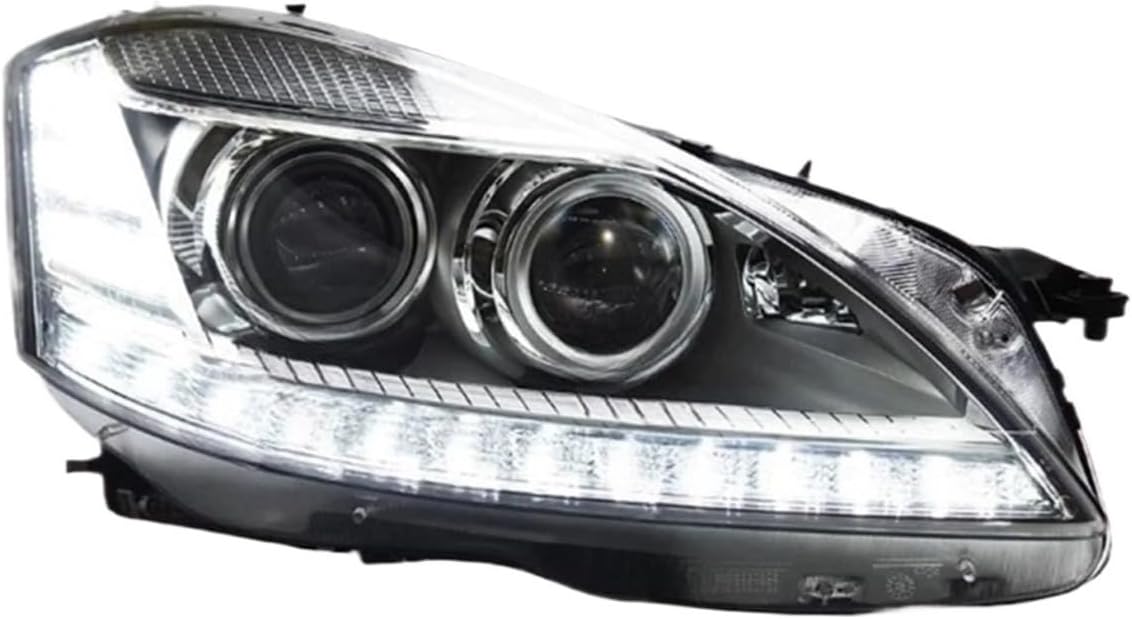 車用ライト、W221 LEDヘッドライト 2006-2009 S300 S350 S500 S600 ヘッドランプ Drl プロジェ