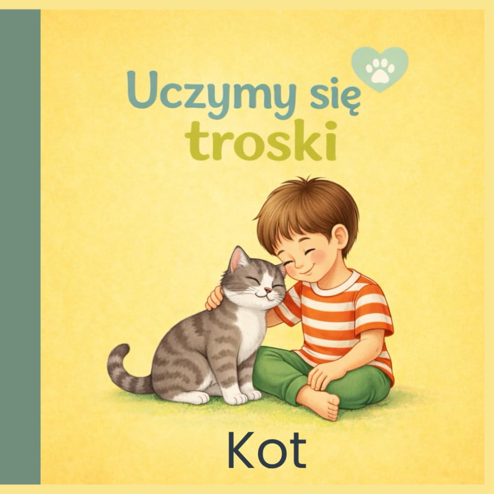 Uczymy się troski - kot: Książka edukacyjna dla dzieci, która uczy troski o kota oraz rozwija empatię i odpowiedzialność