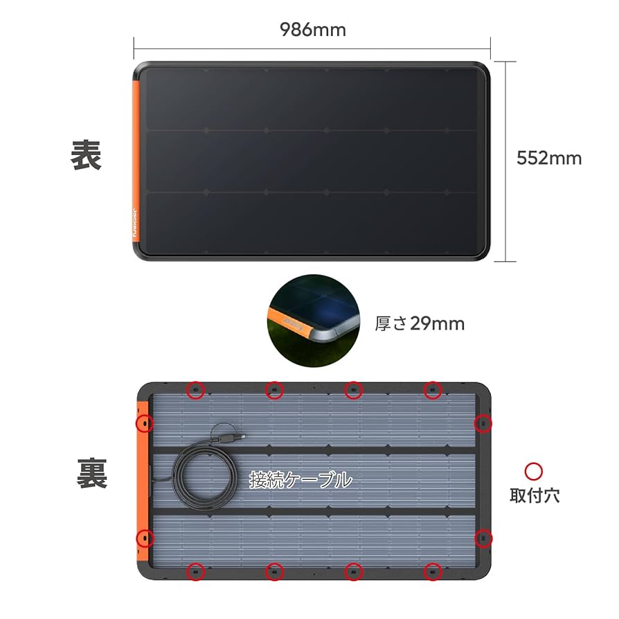 Jackery SolarSaga 100 Prime×２枚 Jackery SolarSaga 100 Prime ソーラーパネル 2枚セット