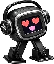 EMO Roboter, Emotional AI for COMPANION Robot With Voice Control, Interactive Singing Dancing, Intelligent Emotional Sensing Touch Interaction, Dynamic Mood Responsive Chatbot