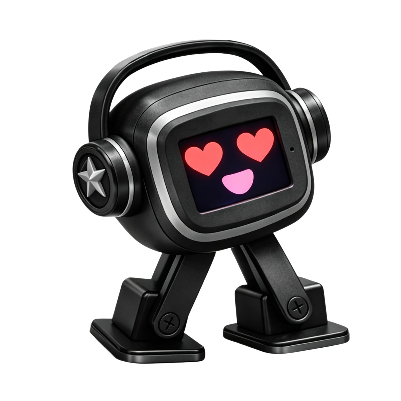 EMO Roboter, Emotional AI for COMPANION Robot With Voice Control, Interactive Singing Dancing, Intelligent Emotional Sensing Touch Interaction, Dynamic Mood Responsive Chatbot