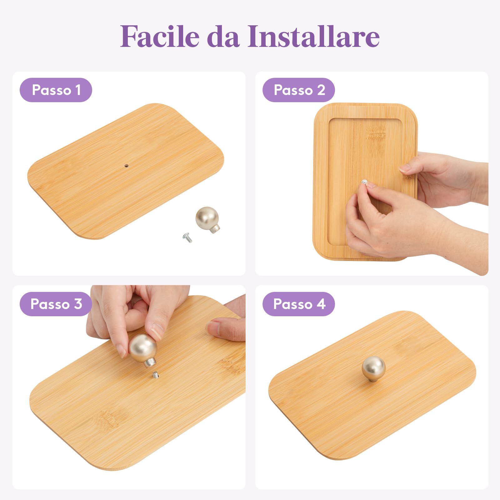 Lifewit 2700 ml Contenitore Detersivo Polvere Con Coperchio in Bambù, Dispenser Detersivo Lavatrice in Plastica, Dosatore Detersivos Lavatrice con Etichette e Cucchiai, Barattoli, Naturale, Set di 2