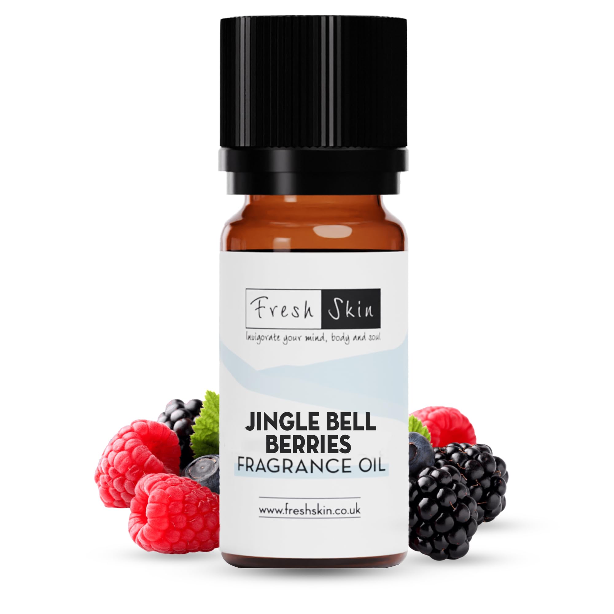 Jinglebell Berries 10ml Fragrance Oil Multi Listing - Freshskin Fragrance Oils - Candles, Bath Bombs, Soap Making & Wax Melts - Cosmetic Grade - A Rich, Complex, & Long Lasting Scent! — image 1