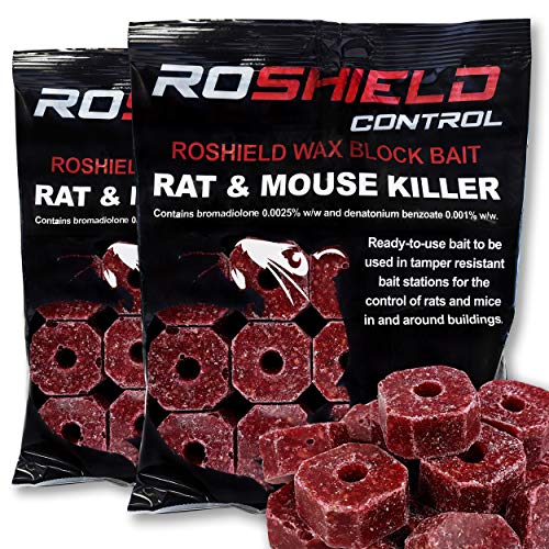 ROSHIELD Rat/Mouse Poison Blocks 400g