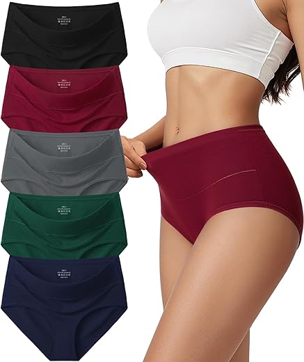 Vevmon Cotton Underwear Review: Soft High-Waisted Full-Coverage Women’s Briefs 5-Pack