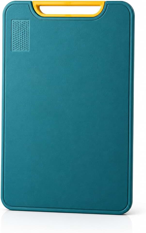 Tábua de Corte Antibacteriana 34x28cm – Tábua de Cozinha em Polietileno Resistente | Não Mancha, Não Retém Cheiro | Ideal para Carnes, Legumes e Frutas. Profissional Premium